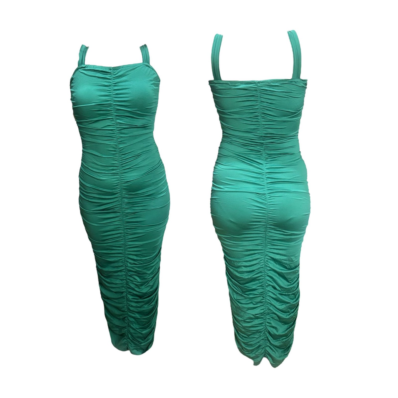 Women's Elegant Sleeveless Plain Bodycon Dress  ( AM )