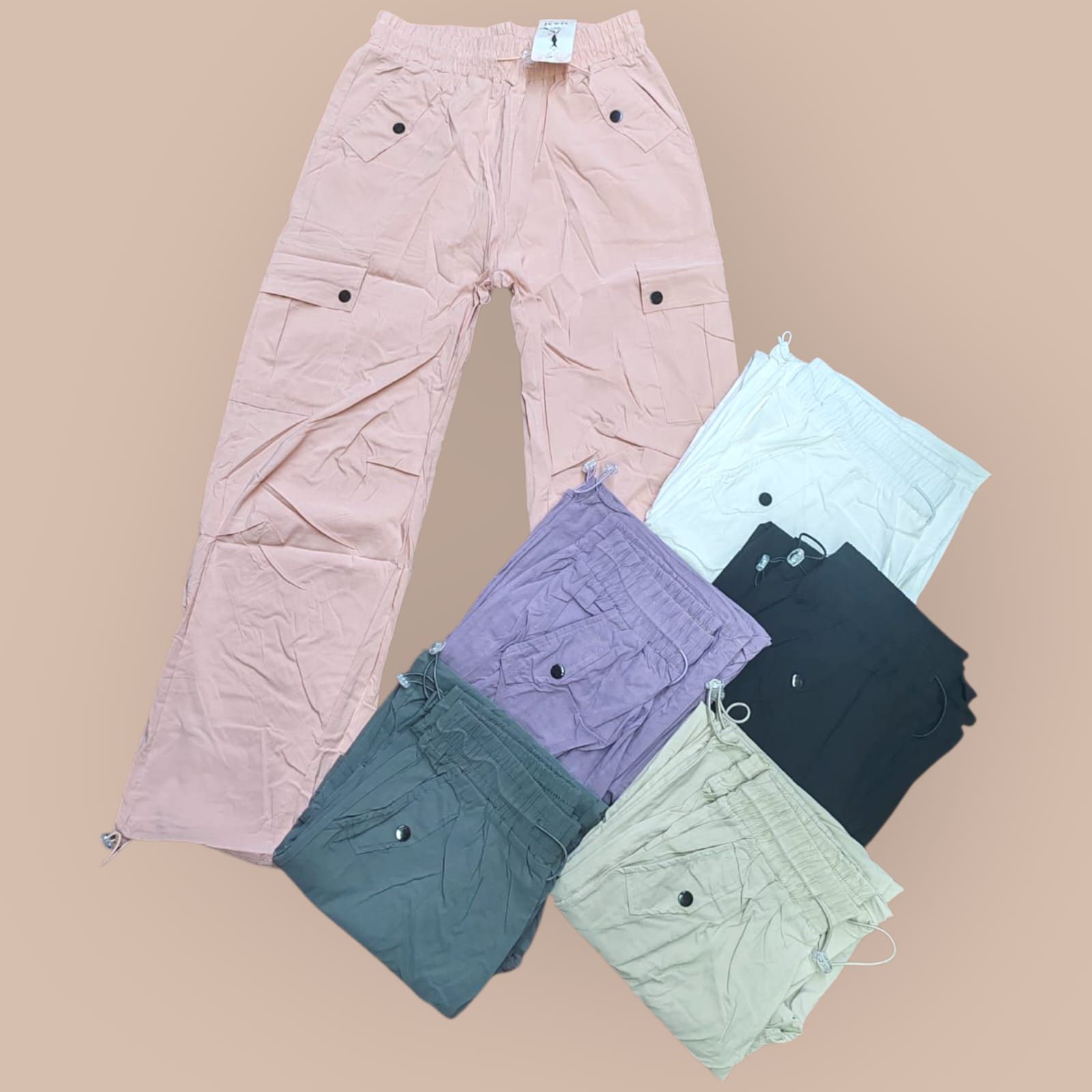 12 pcs. Women's Stretchable Wideleg and Baggy Pants  size M/L  -  XL/xxl ( NC)