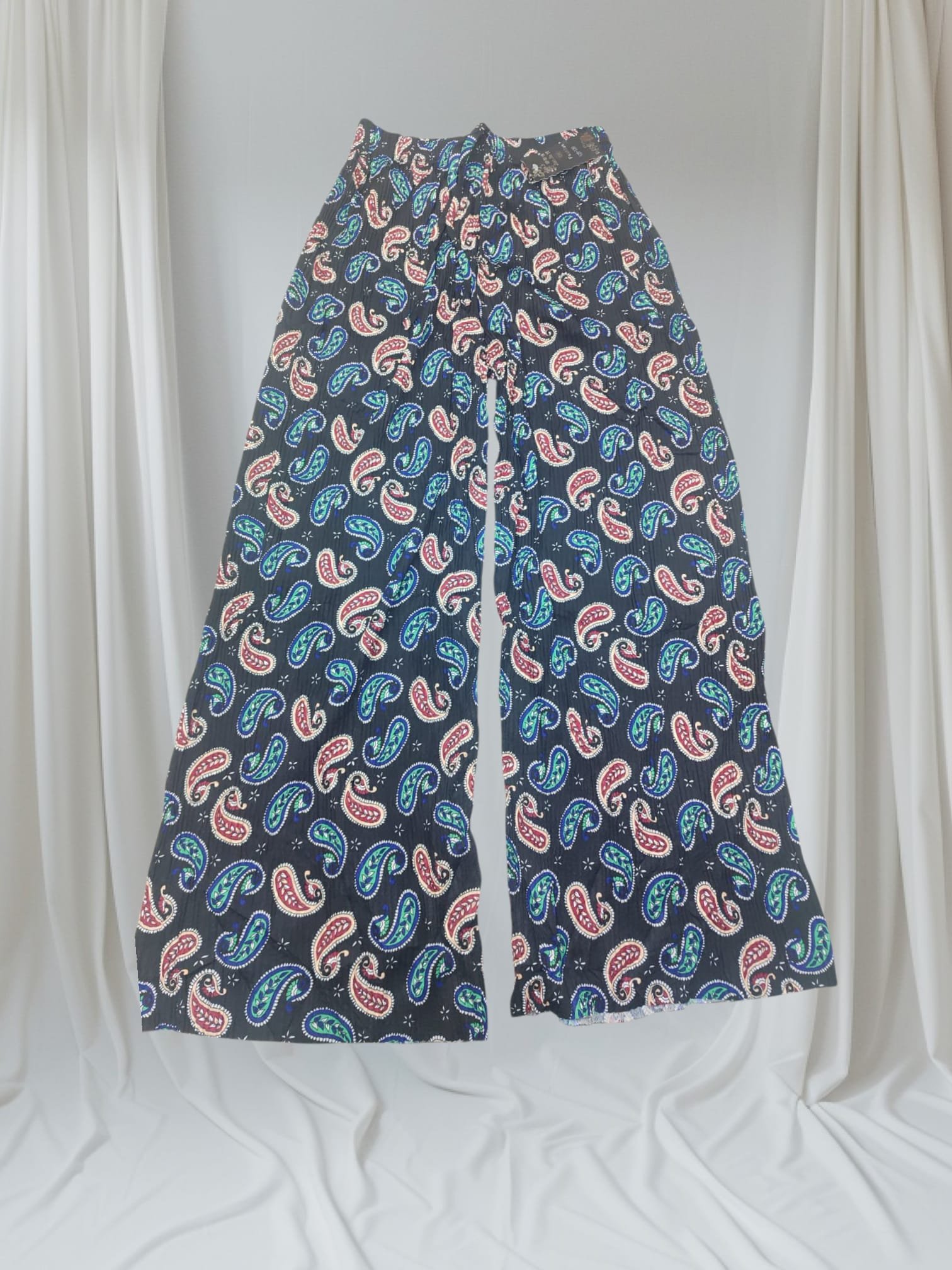 Women's All Over Vintage Print Casual Straight Leg Pants ( AD)