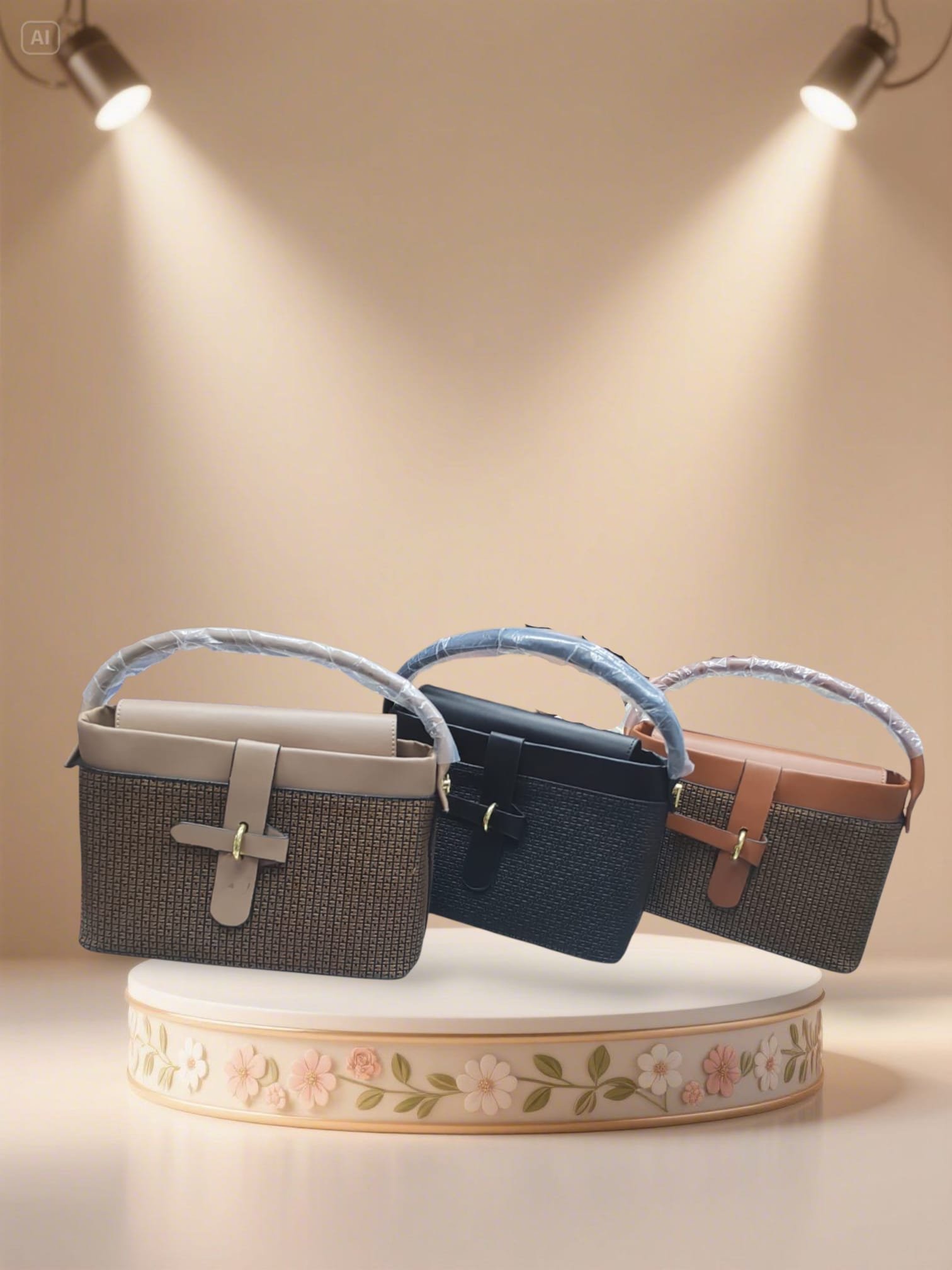 12 pcs. Simple Handbag Crossbody Women's Fashion Bag ( NC)