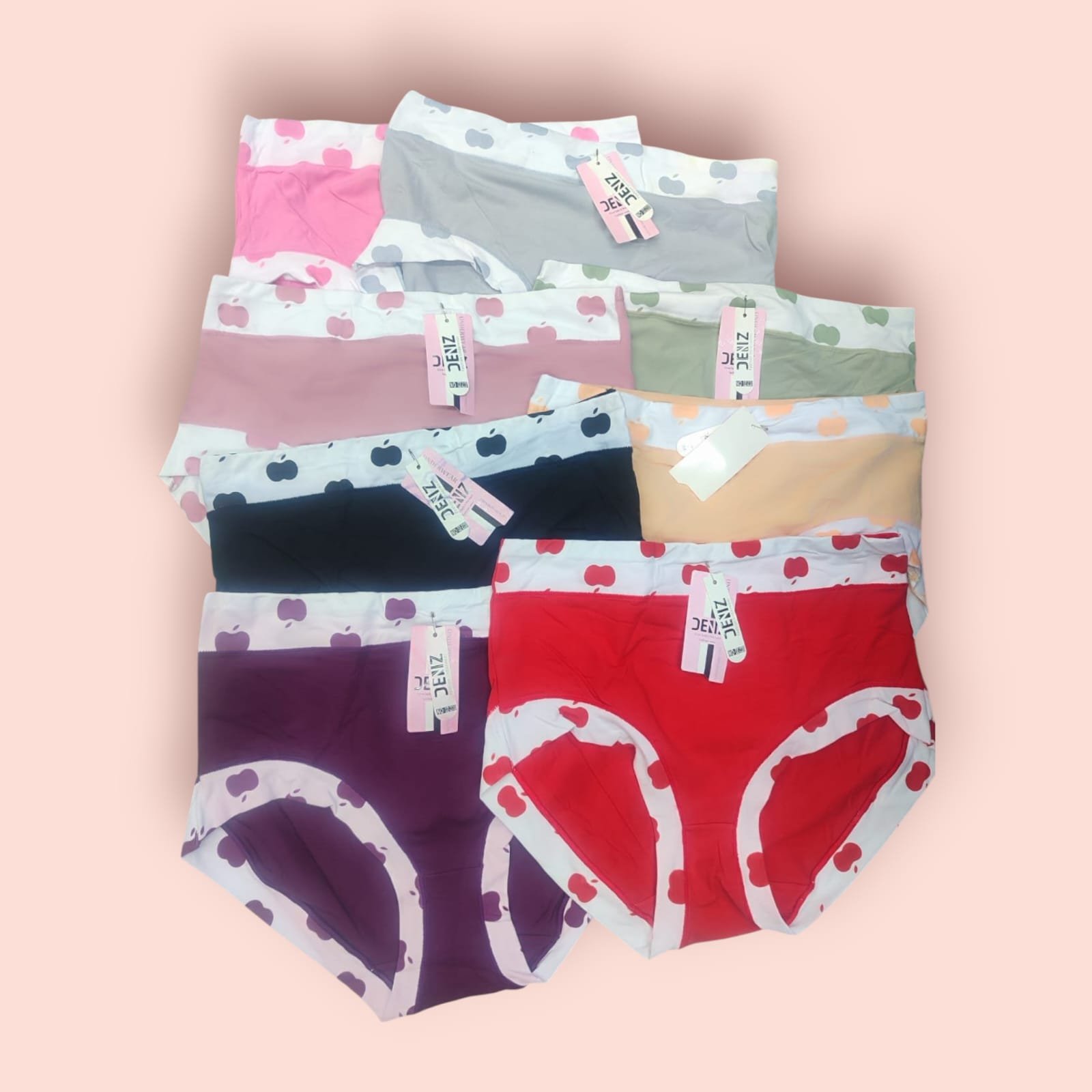 12 pcs. Women's Comfortable Breathable Panties DZ - 2330 ( NC )  Freesize