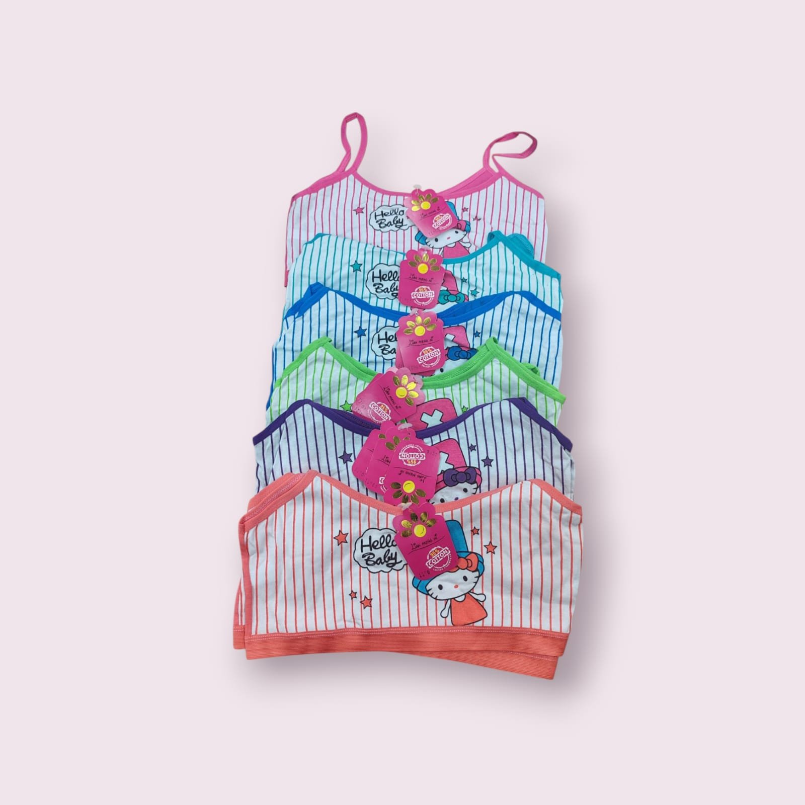 12 pcs. Girls Casual Comfortable Cute Design Underwear 8 yrs to 12 years old ( NC) FREESIZE