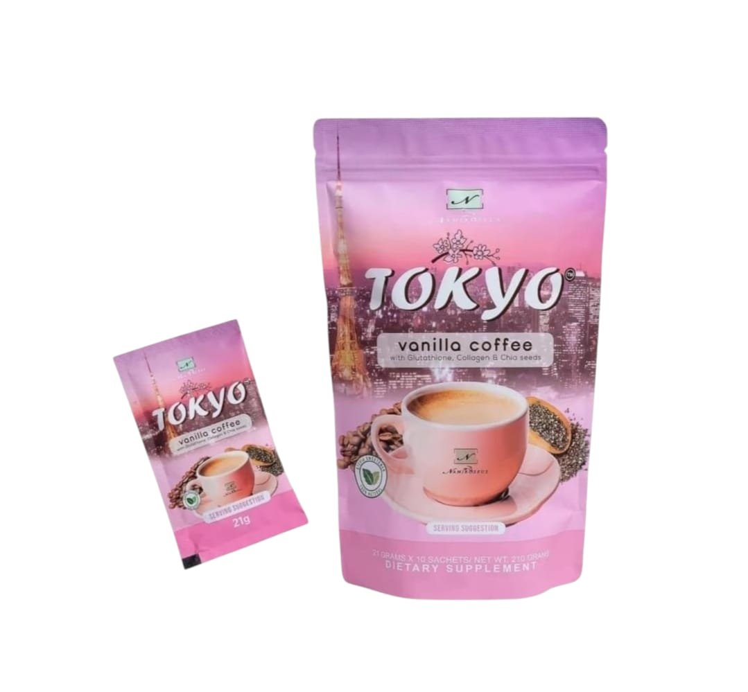 TOKYO VANILLA COFFEE (Dietary Supplement) 21g x 10 sachets ( M & H )