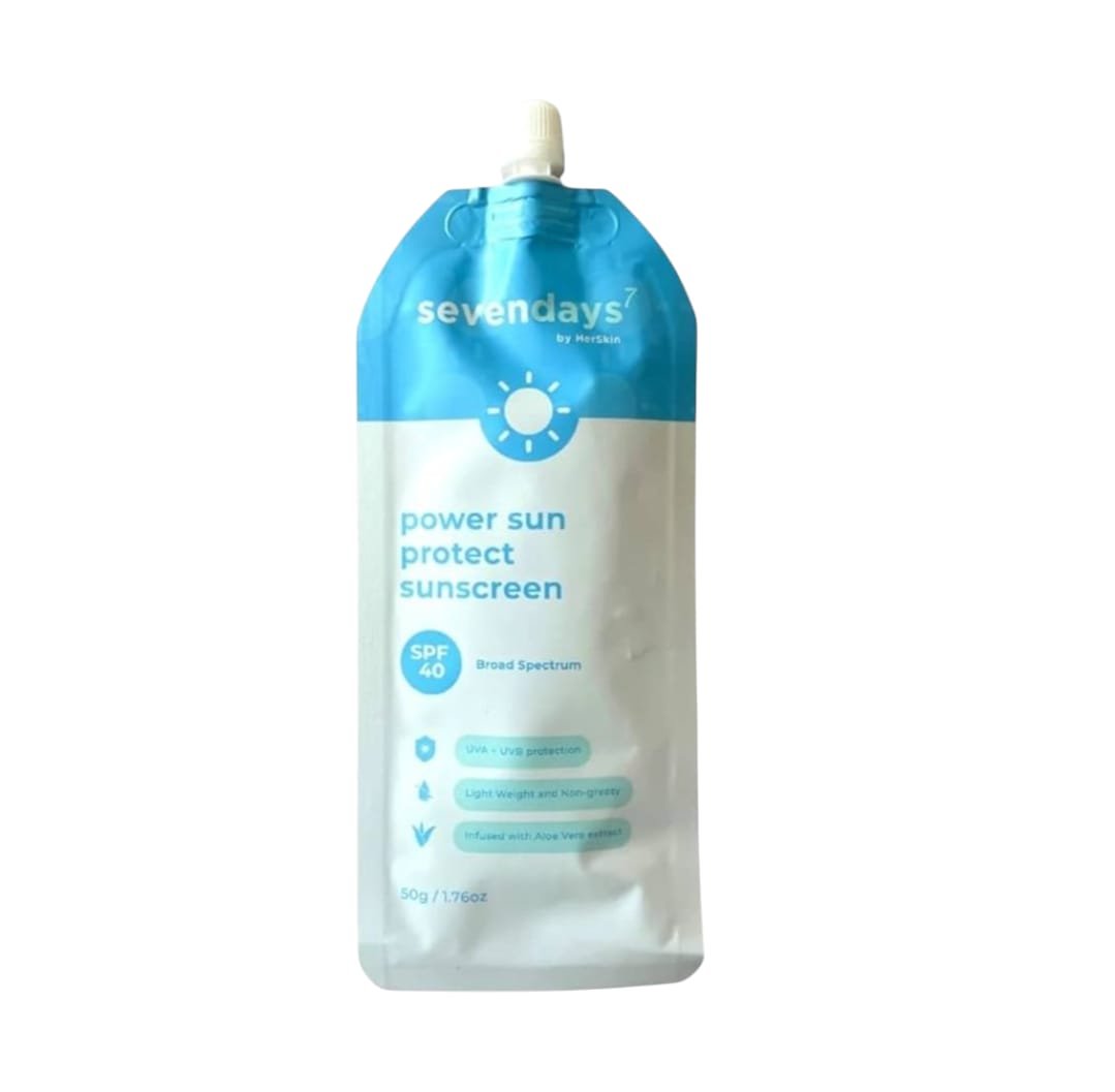 SEVENDAYS POWER SUN PROTECT SUNSCREEN SPF 40 (50G) ( M & H )