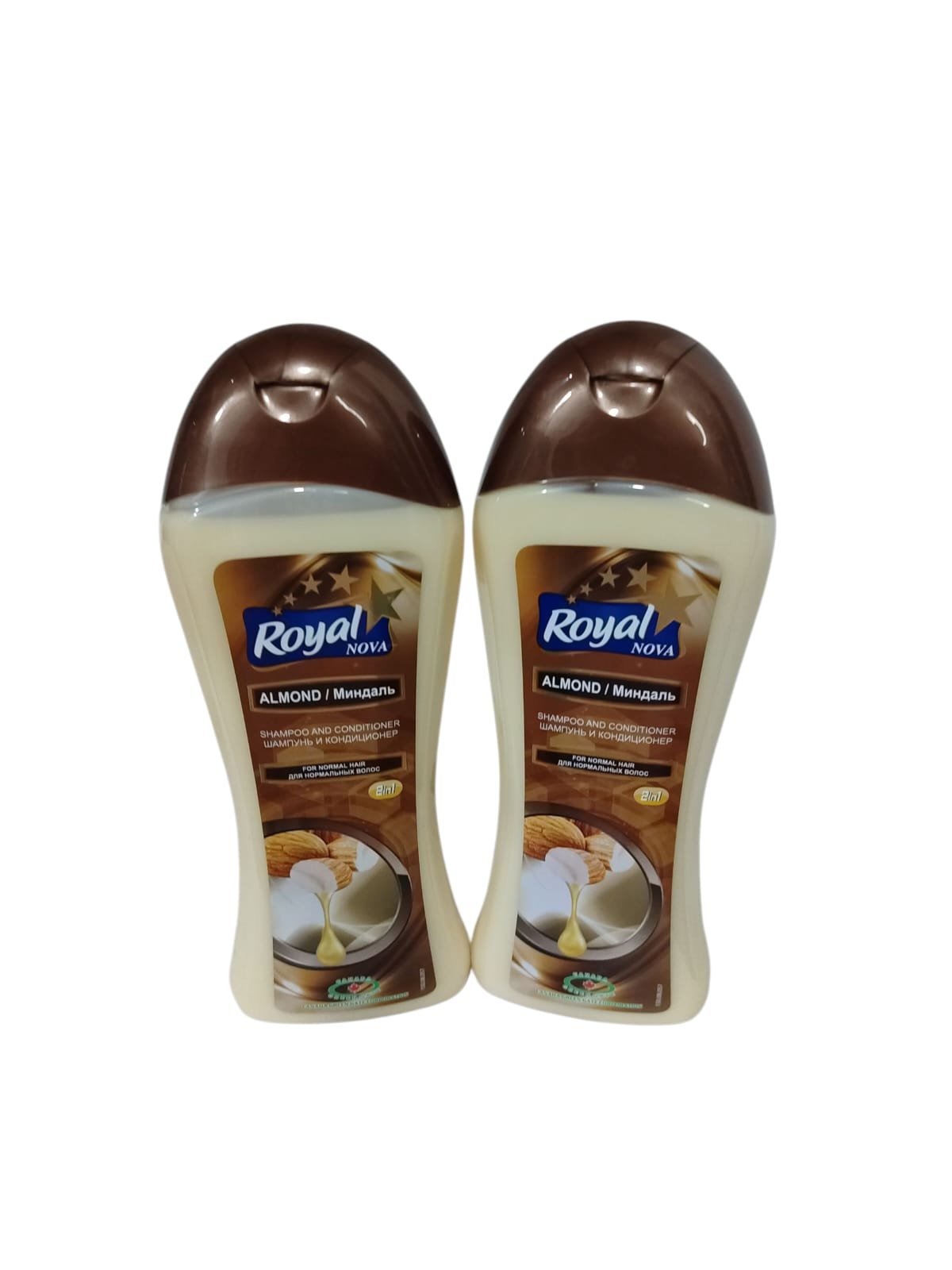 Royal Nova shampoo and conditioner Almond | For normal hair 400 ml ( RM )