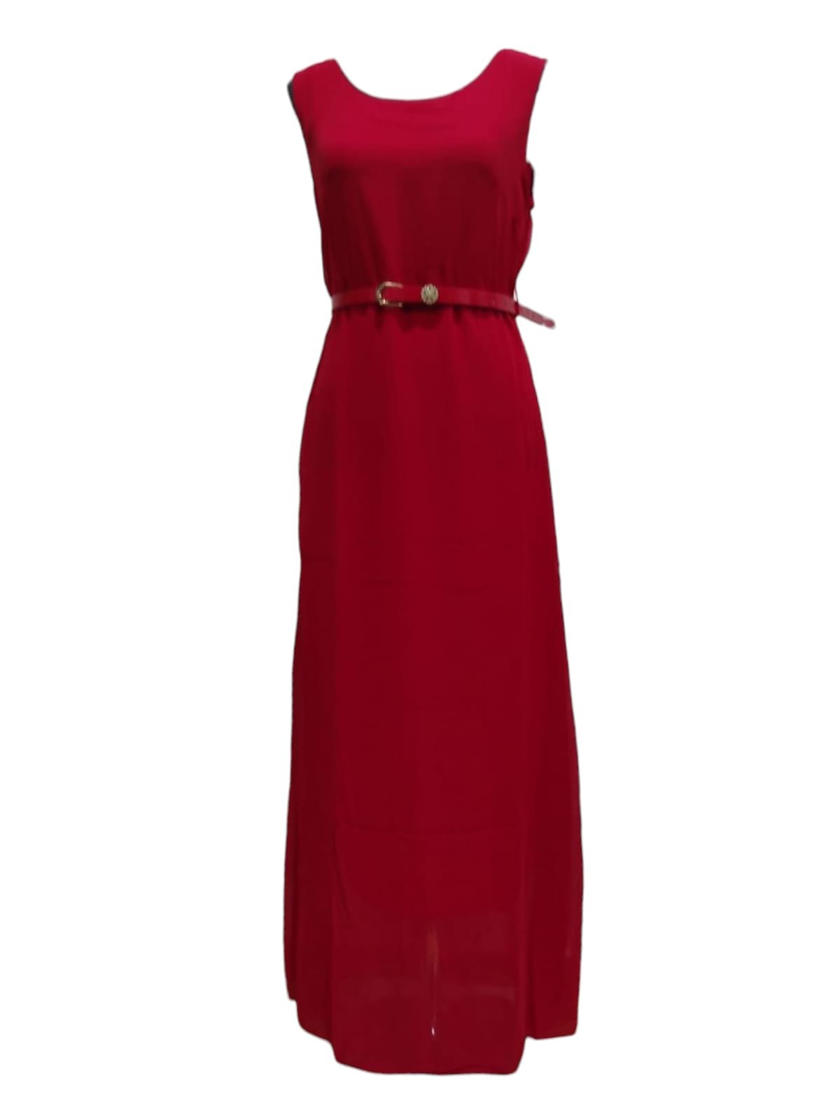 Women's Elegant Sleeveless Dress ( AM )