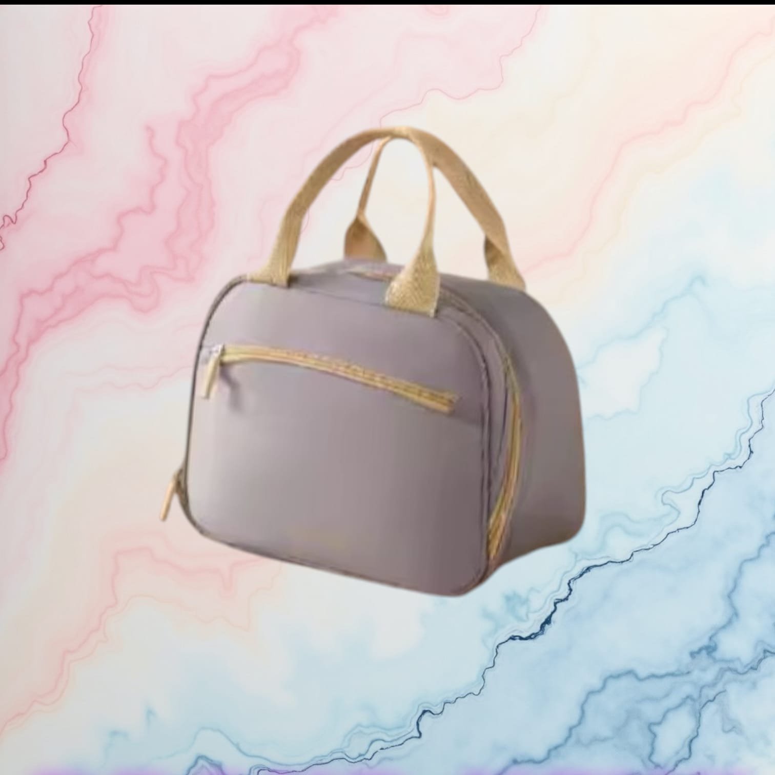 Cute and Simple Insulated Lunch Bag ( QF )