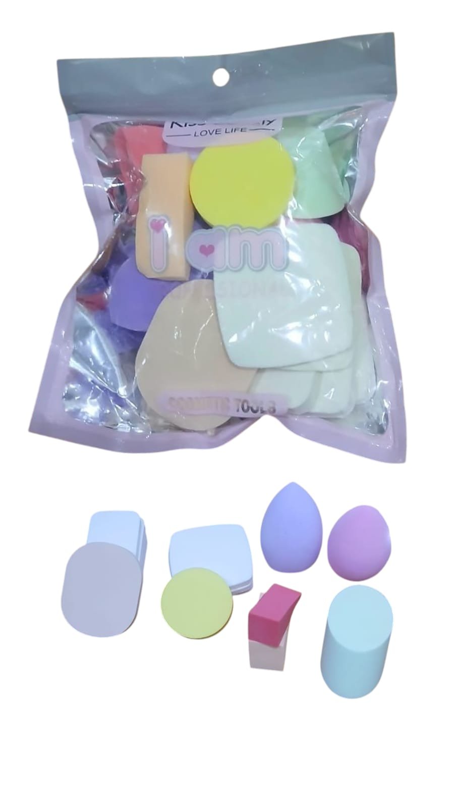 Make up sponge set