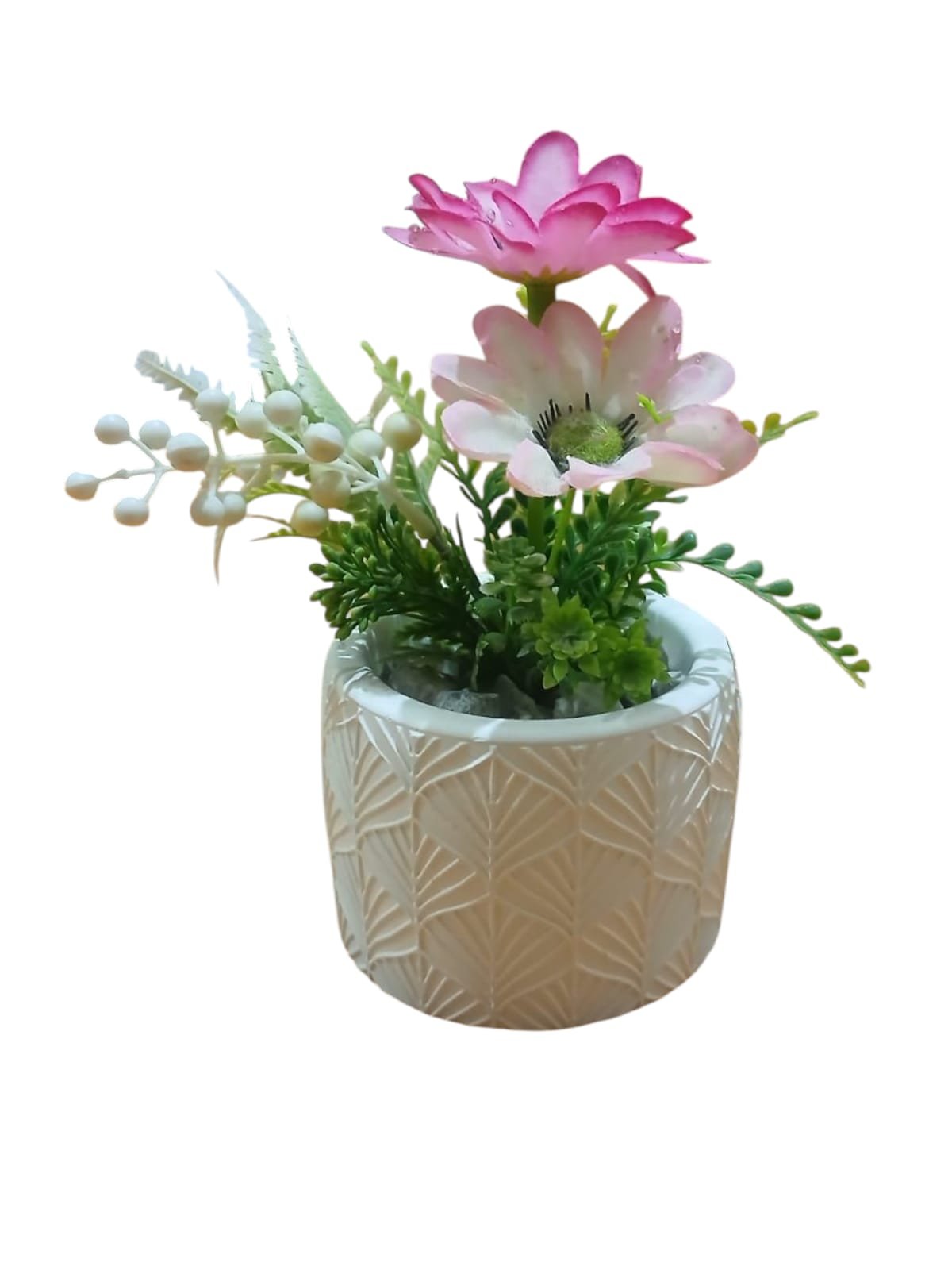 Handmade Flower vase (with cute flower)