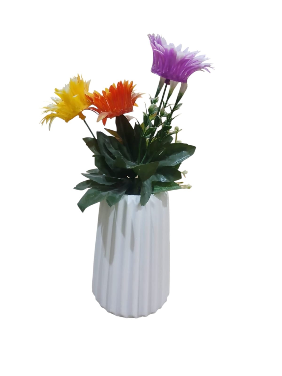 handmade Flower Vase (with cute flower)