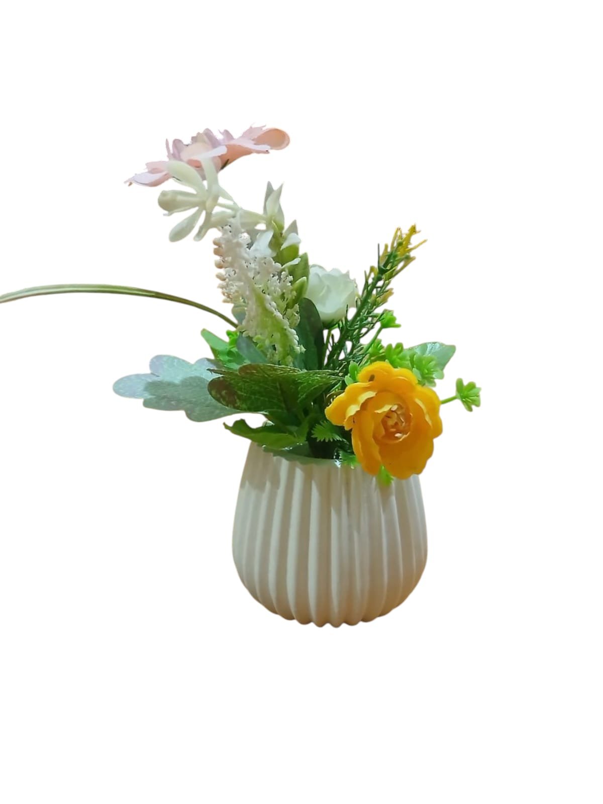 Handmade Flower Vase (with cute flower)