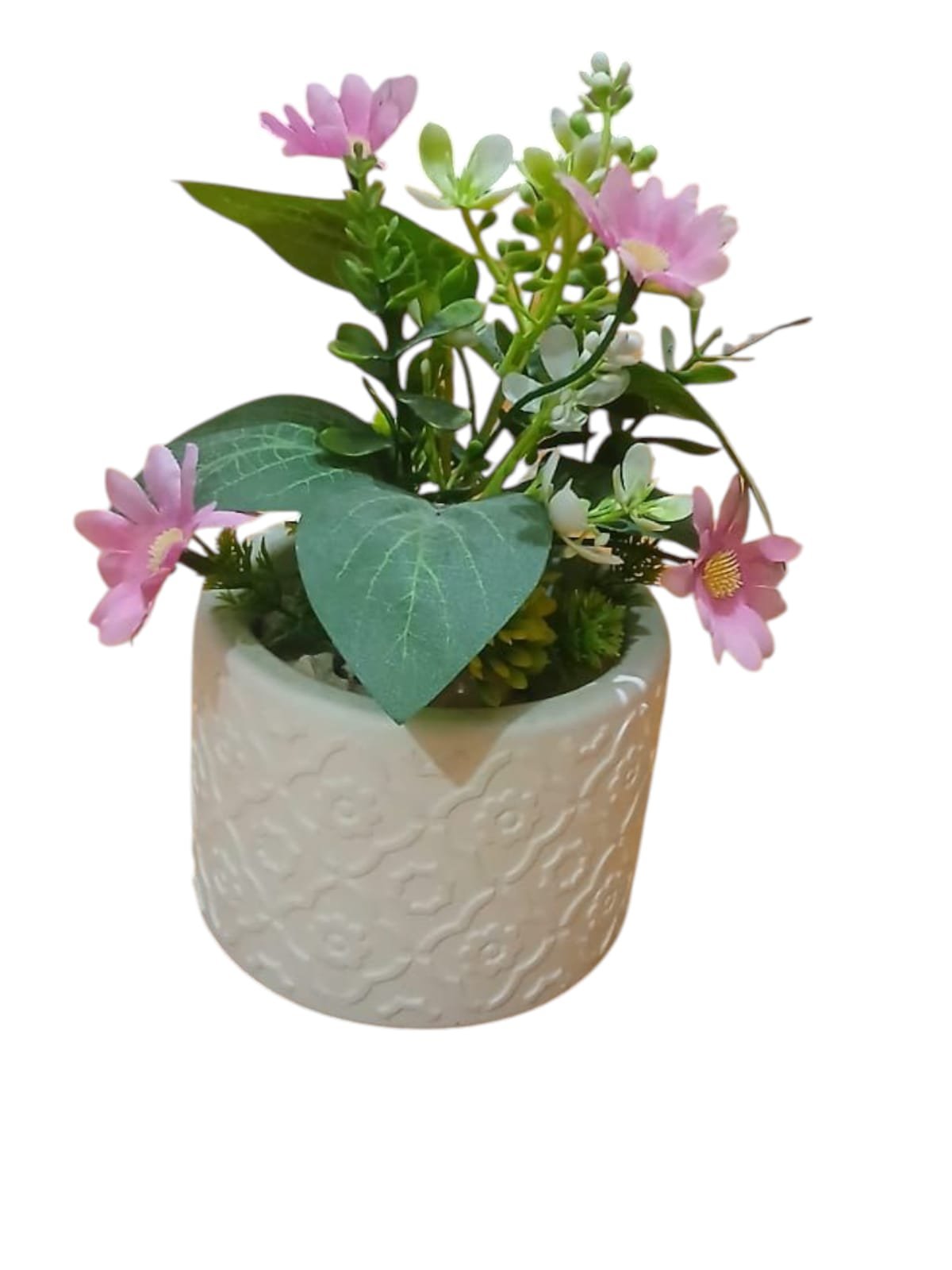 Handmade Flower Vase (with cute flower)