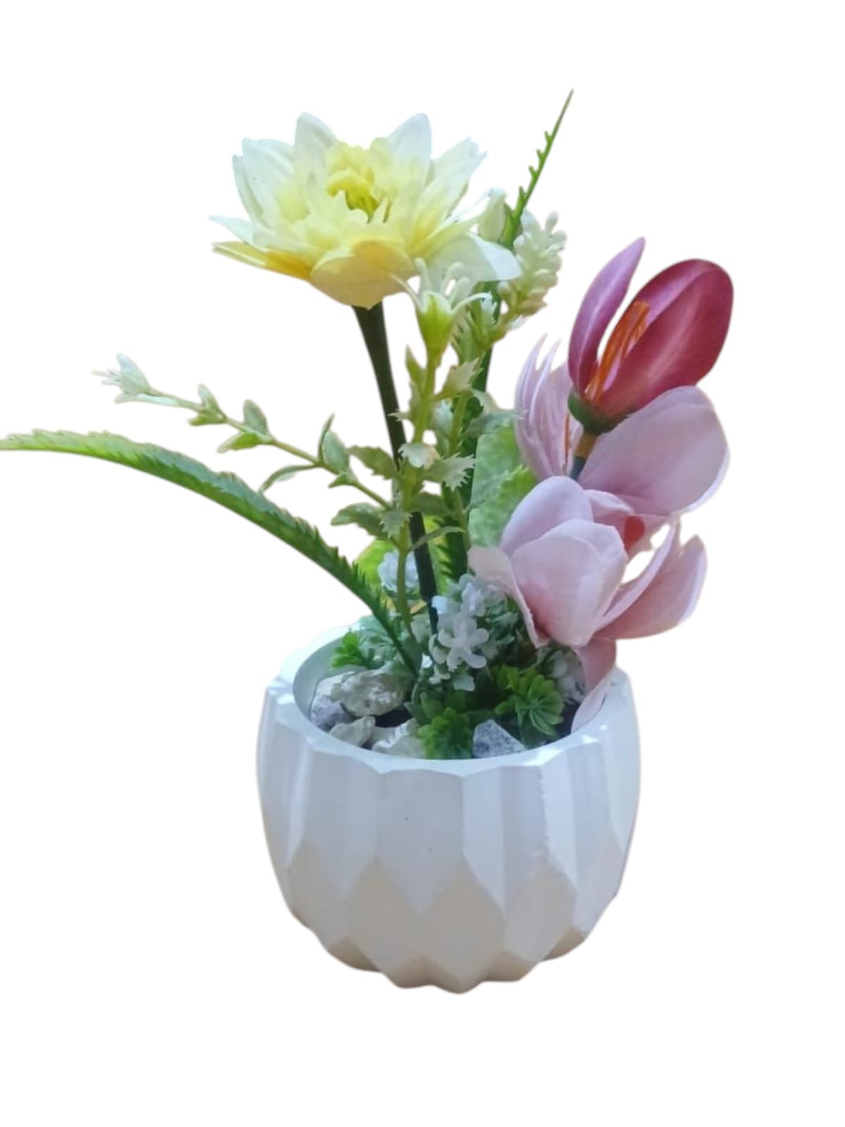 Handmade Flower Vase (with cute flower)