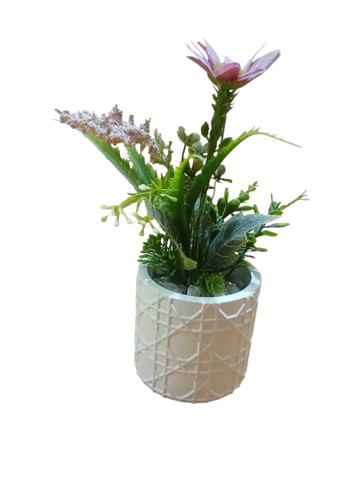 Handmade Flower Vase (with cute flower)