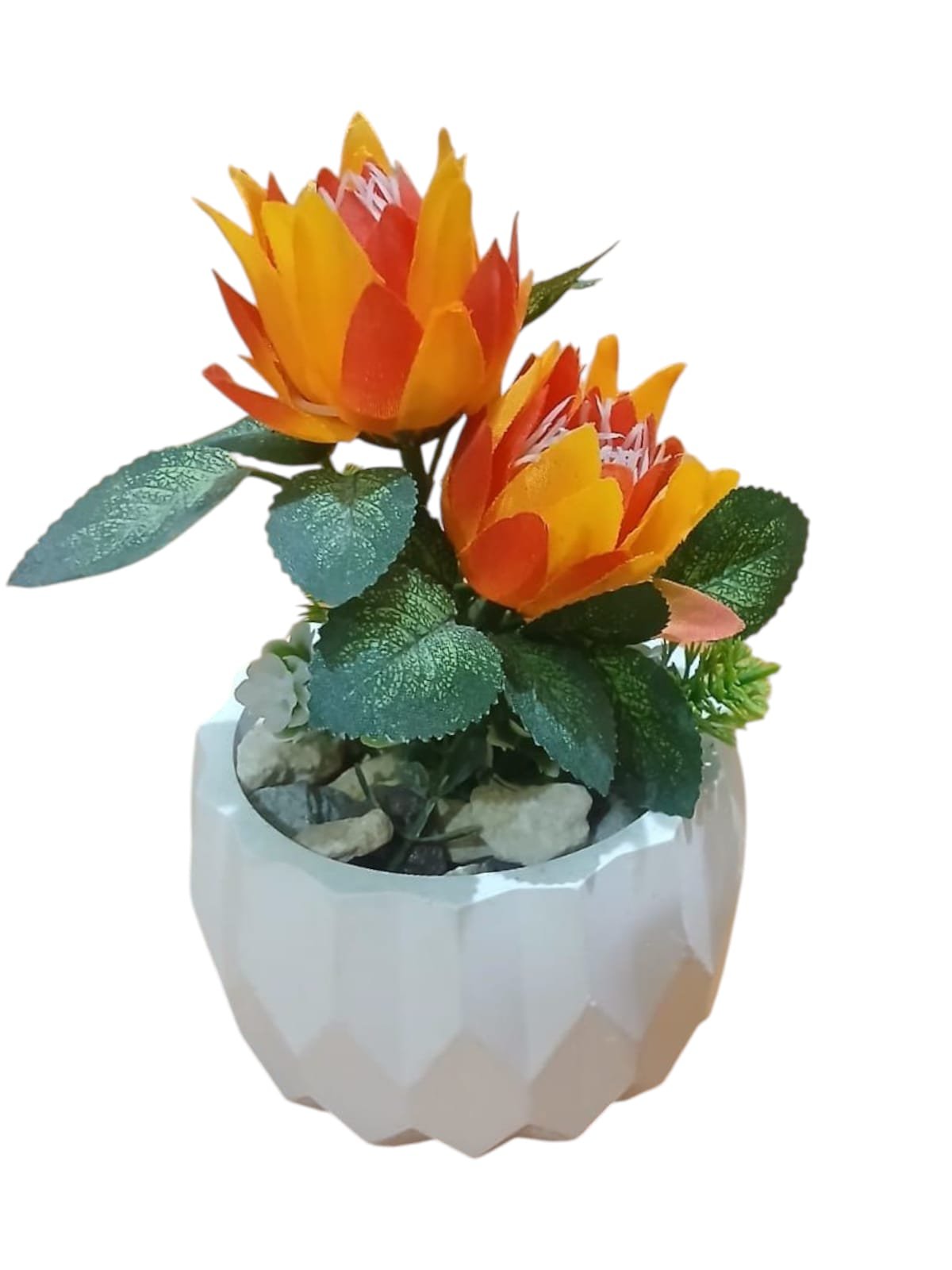 Handmade Flower Vase (with cute flower)