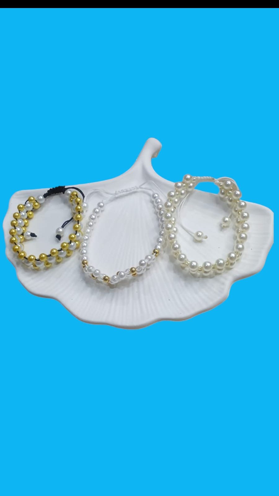 Unique Design Handmade Beaded Bracelet ( 3pcs. )