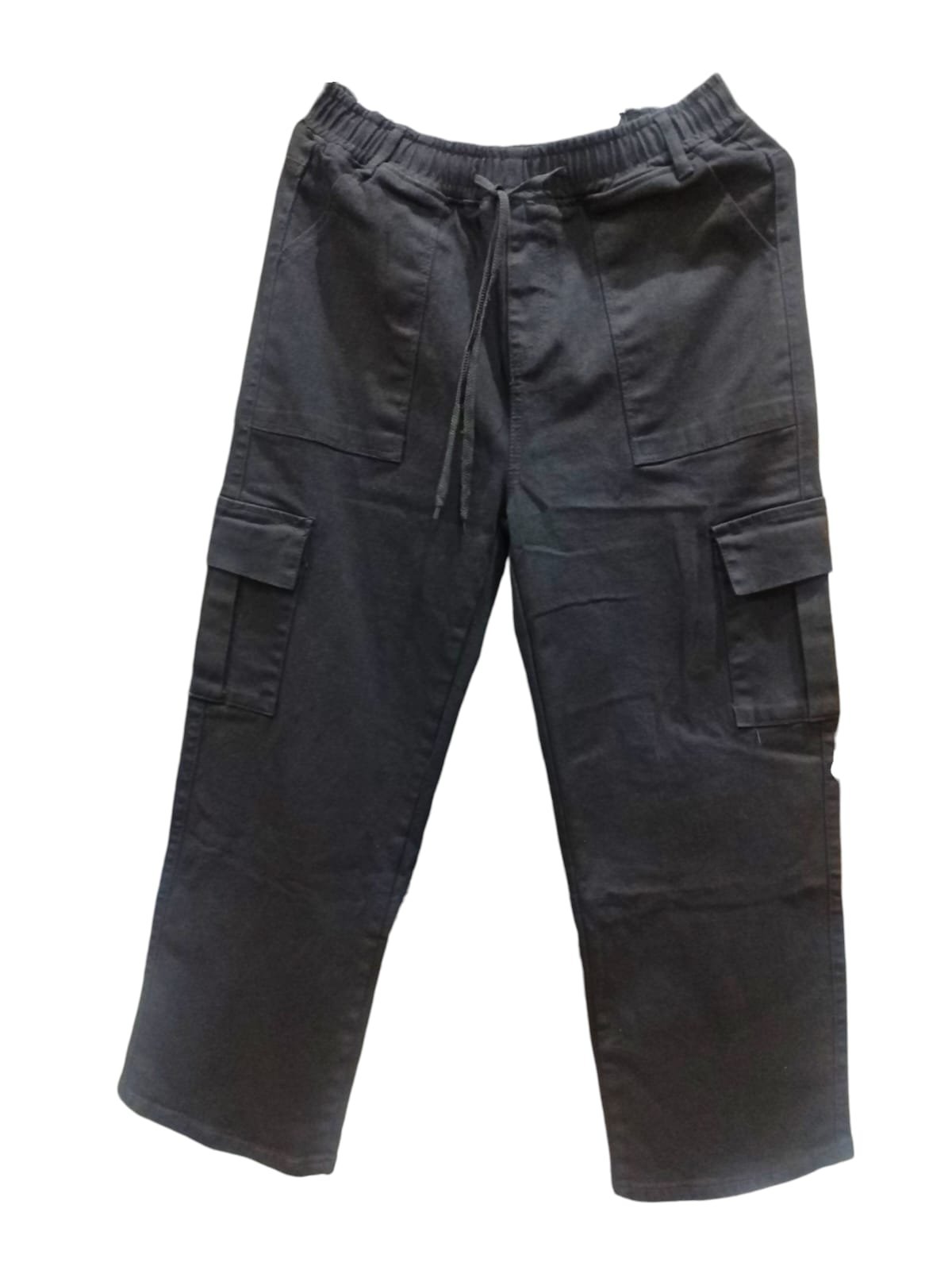 Black Wideleg Pants for Ladies  size 34  ( NC )