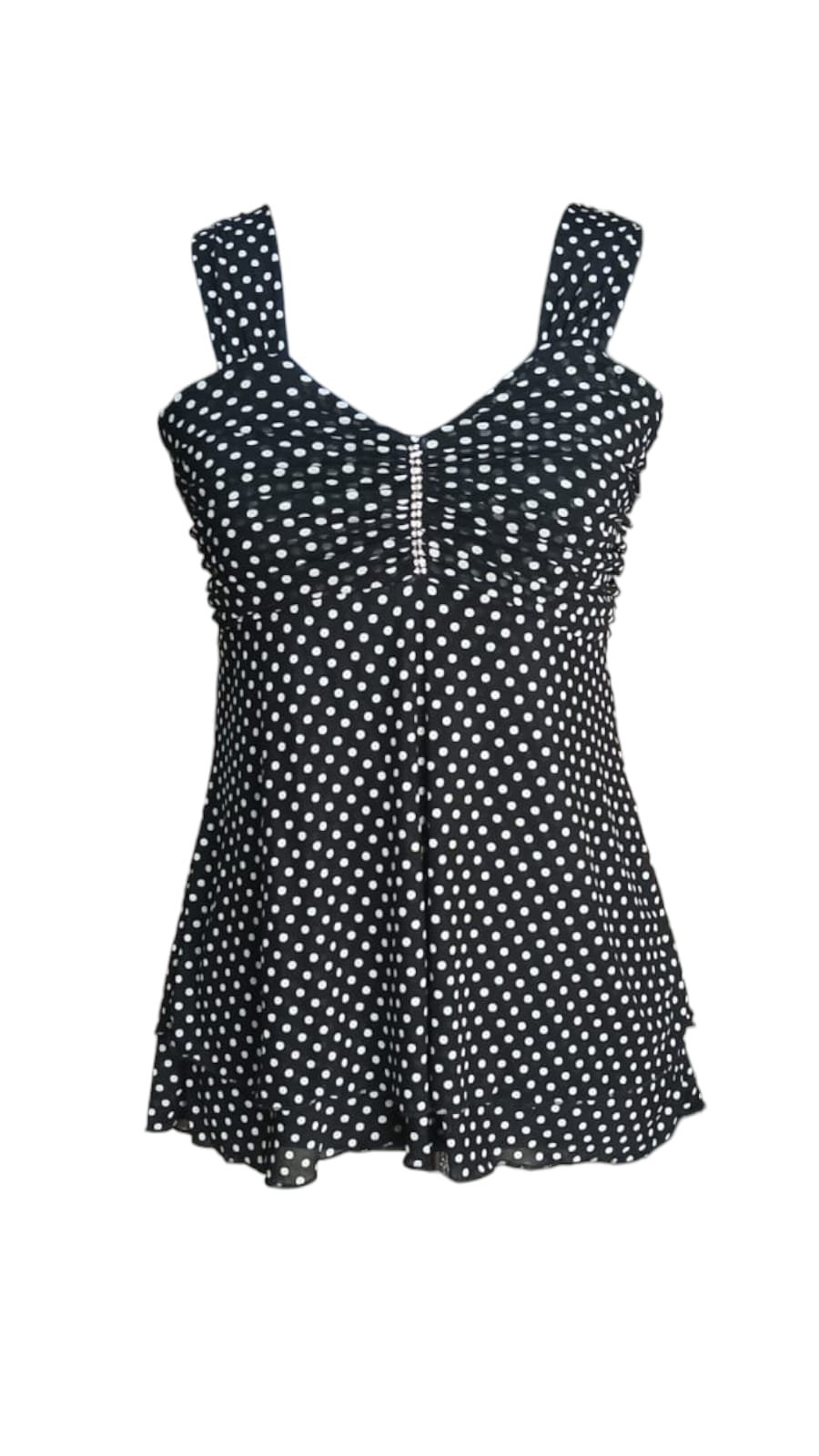 Women's Polkadot Design Top ( AM )