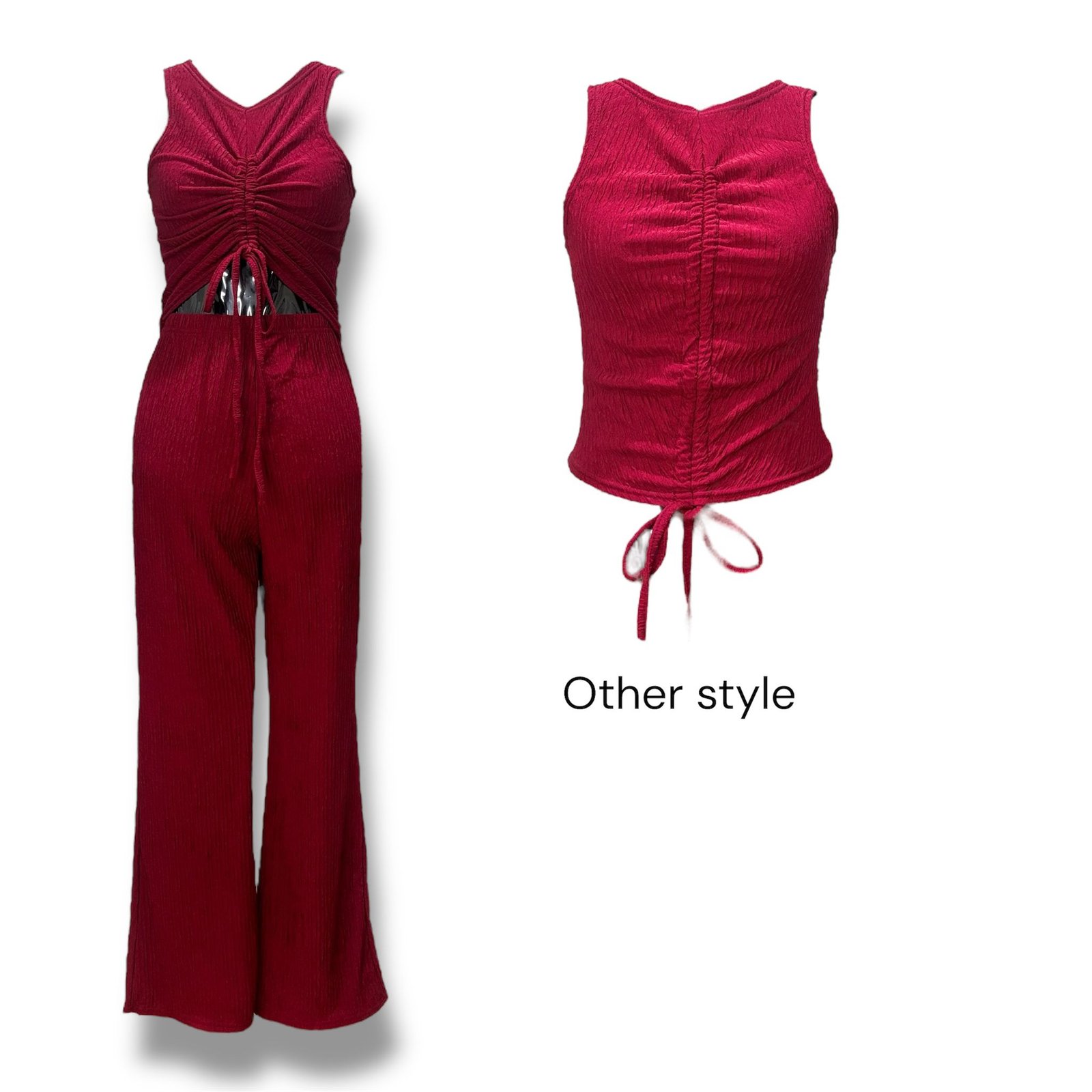 Women's New Style Sleeveless 2pcs set ( AM )