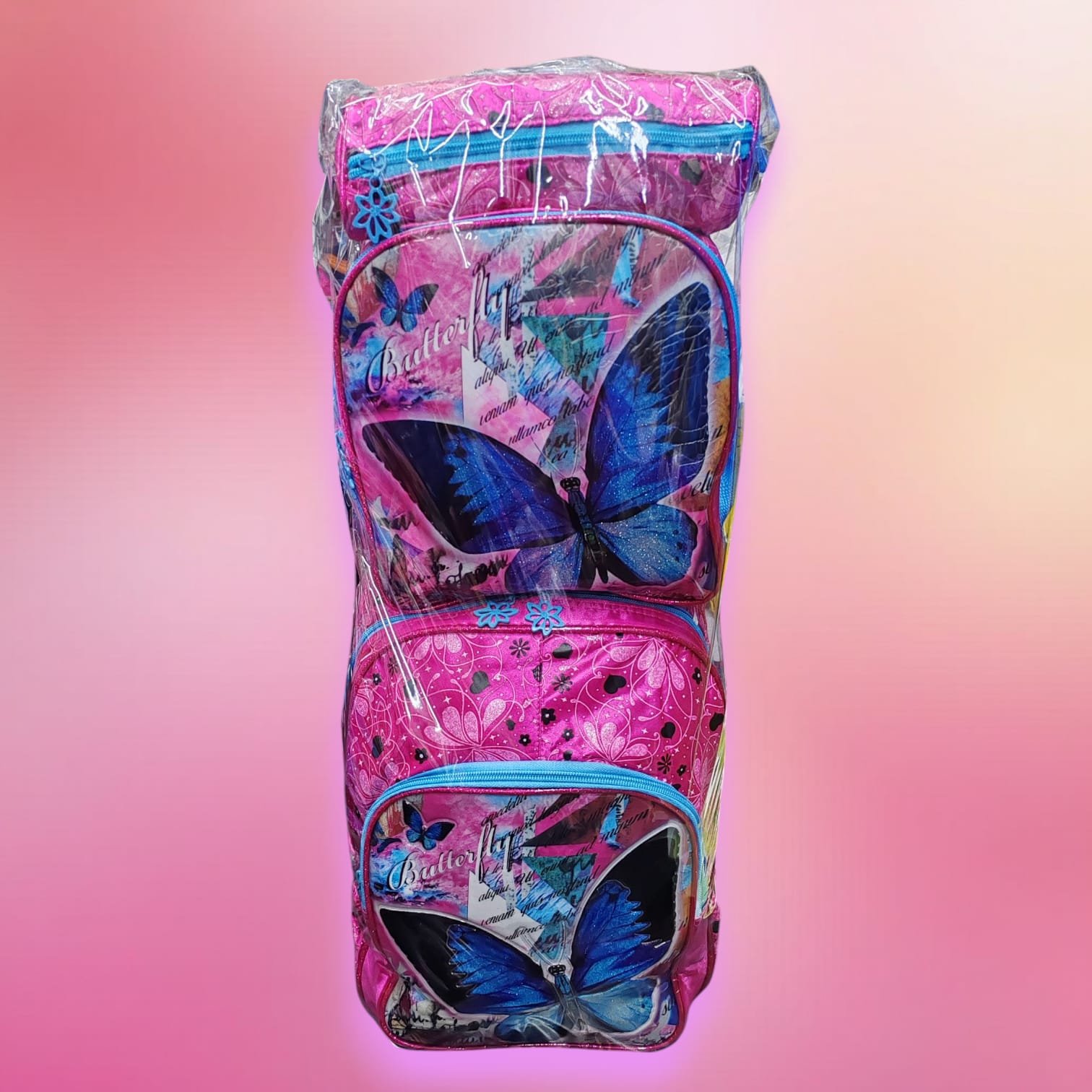 Butterfly Design 3 pcs. Set Schoolbag ( QF )