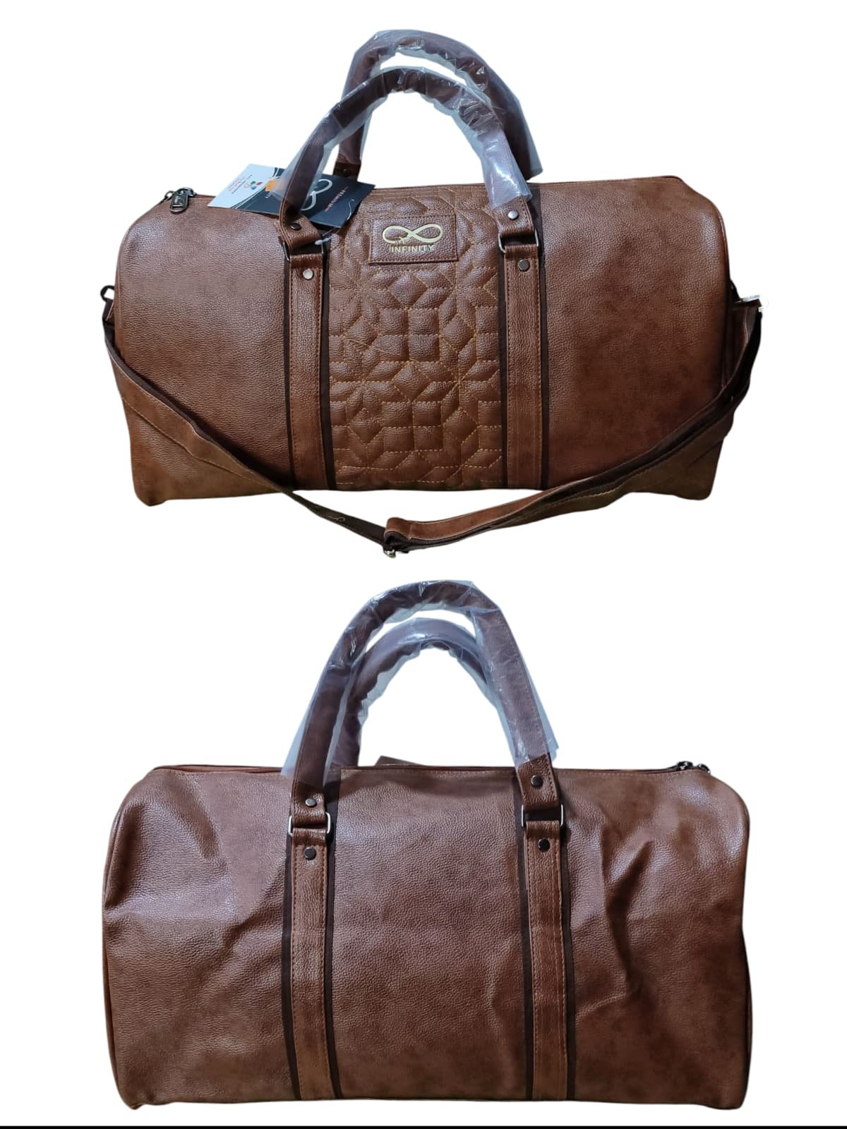 Infinity Large Capacity Leather Travel Bag ( NB )