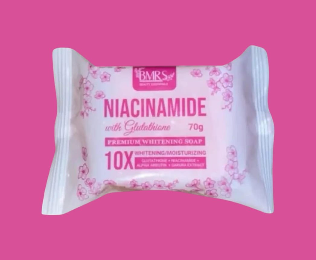 Niacinamide with Glutathione Premium Whitening Soap ( M & H)