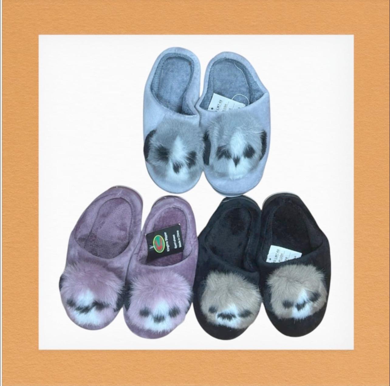 New Women Furry Indoor House Slippers ( SW )