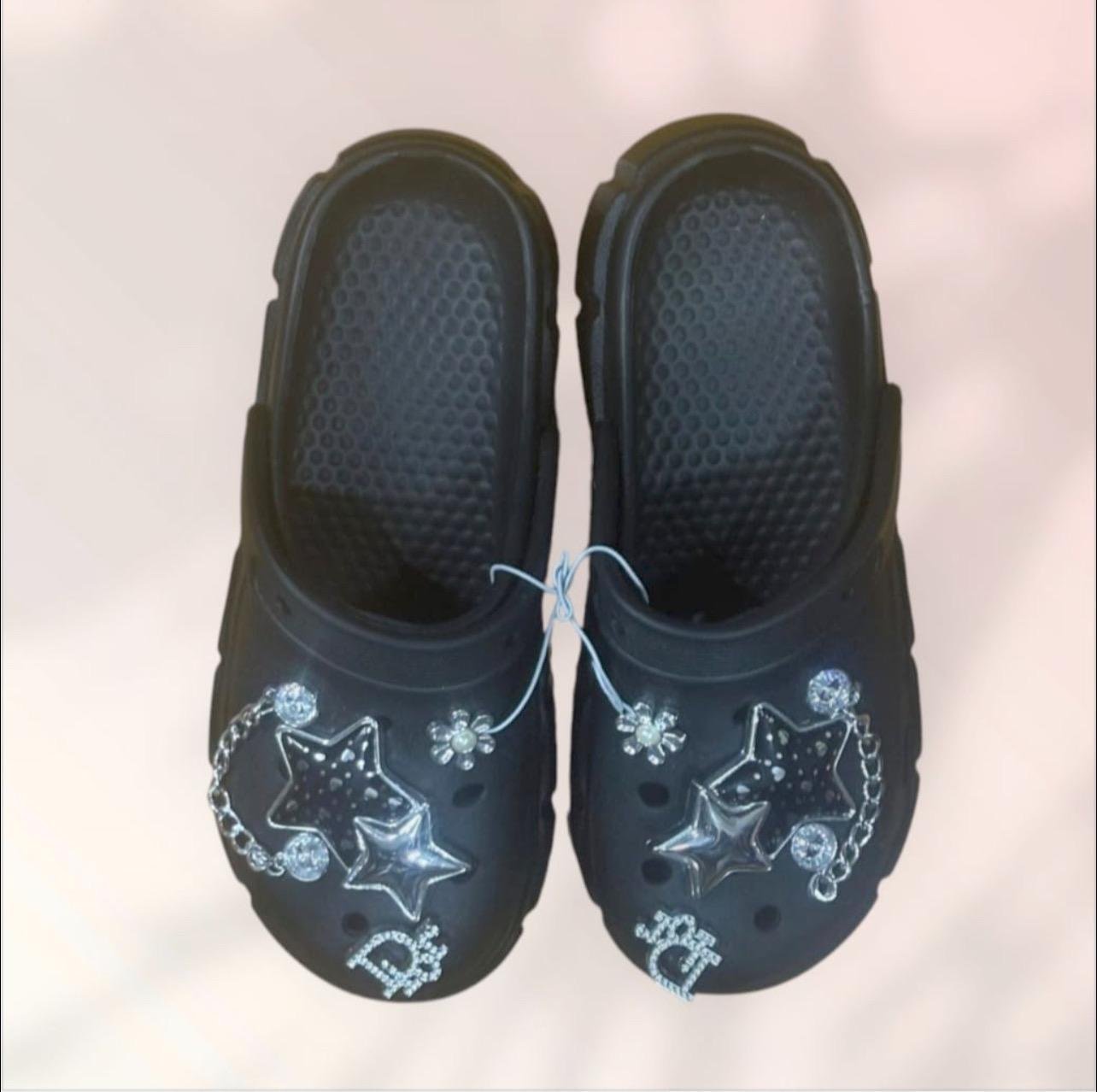 Women's Platform Star Slippers With Thock Soles ( AS)
