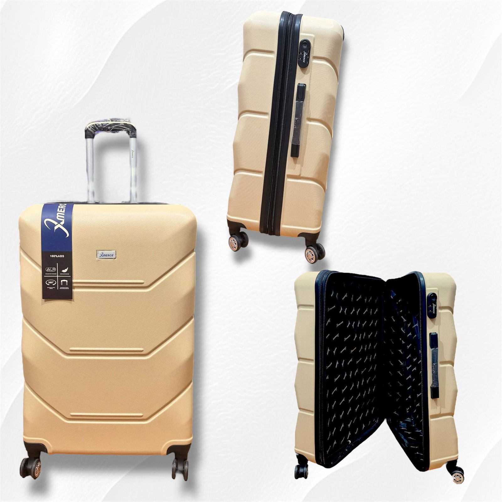 Yellow Color Large Xmerce Luggage 28 " ( QF )