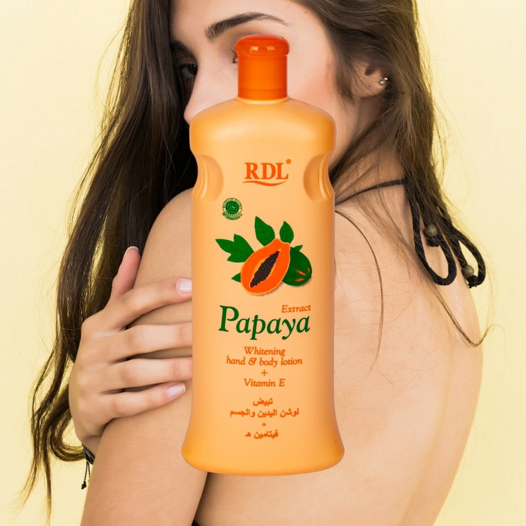 RDL Papaya Extract Whitening Hand and Body Lotion + Vitamin E ( RM )