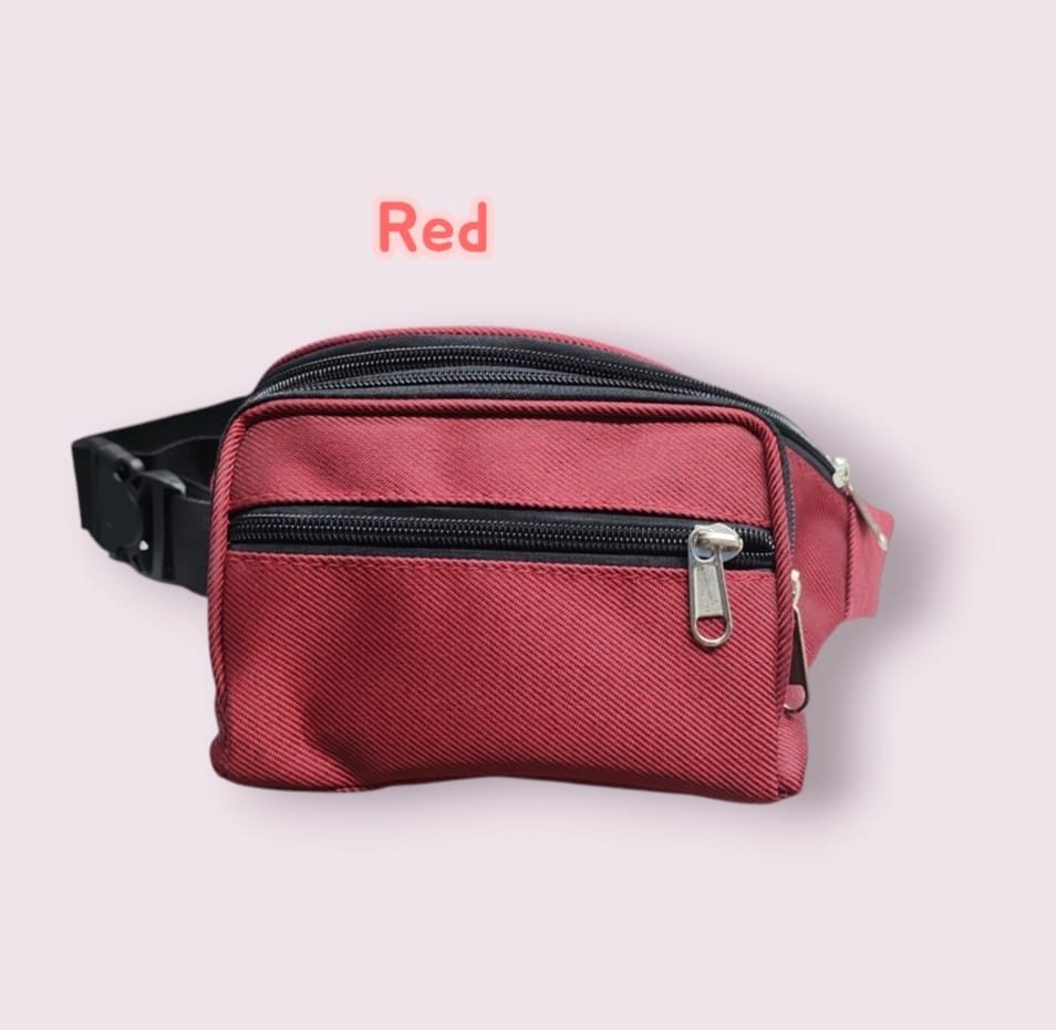 Men's Stylish Solid Color Waist Bag ( NC )