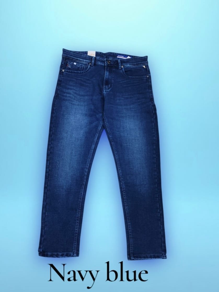 MEN Slim Fit Elastic Casual Breathable Pocket Jeans 0139 ( NC)