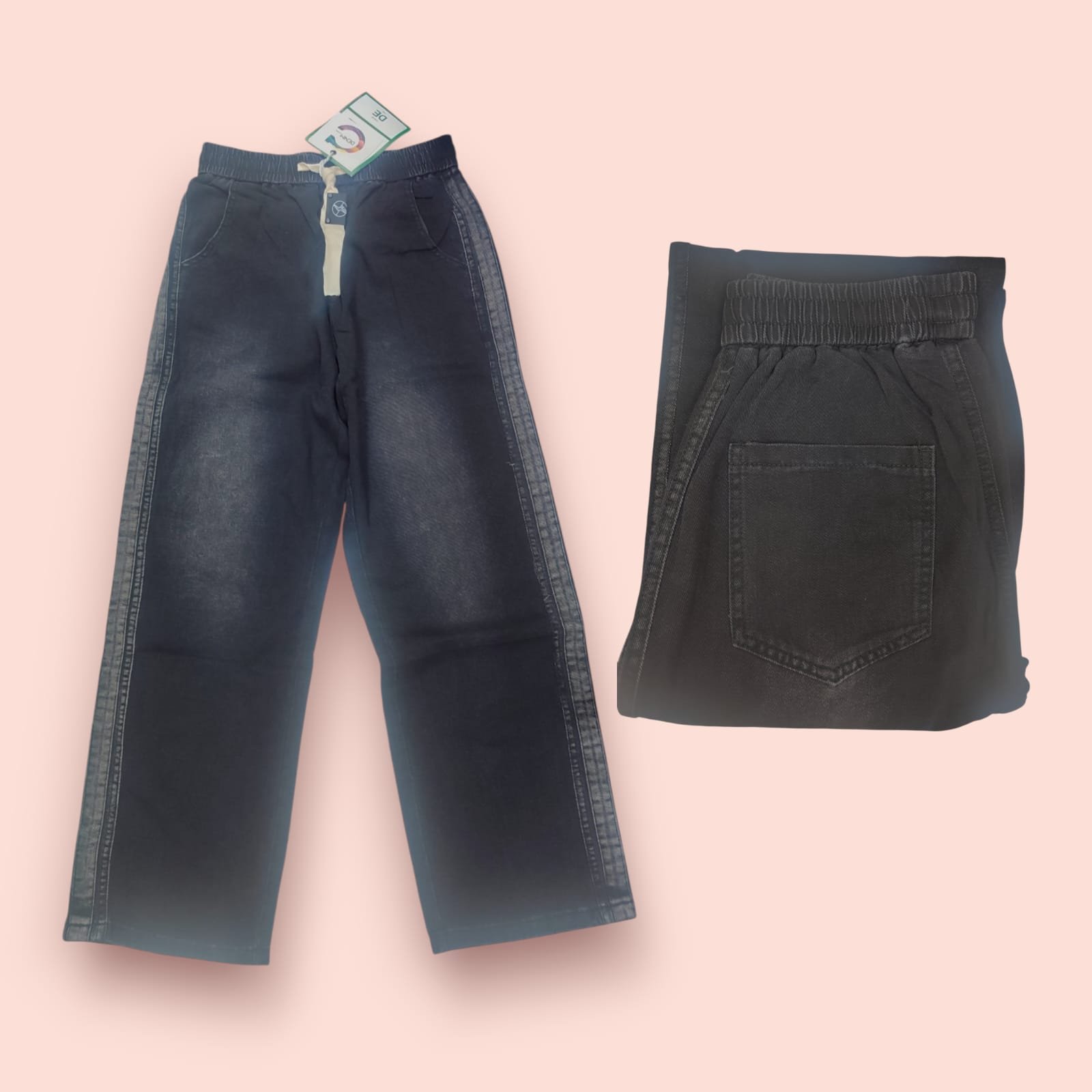 12 pcs. Black Faded Men's Jeans 2523 ( NC ) size:30 - 36