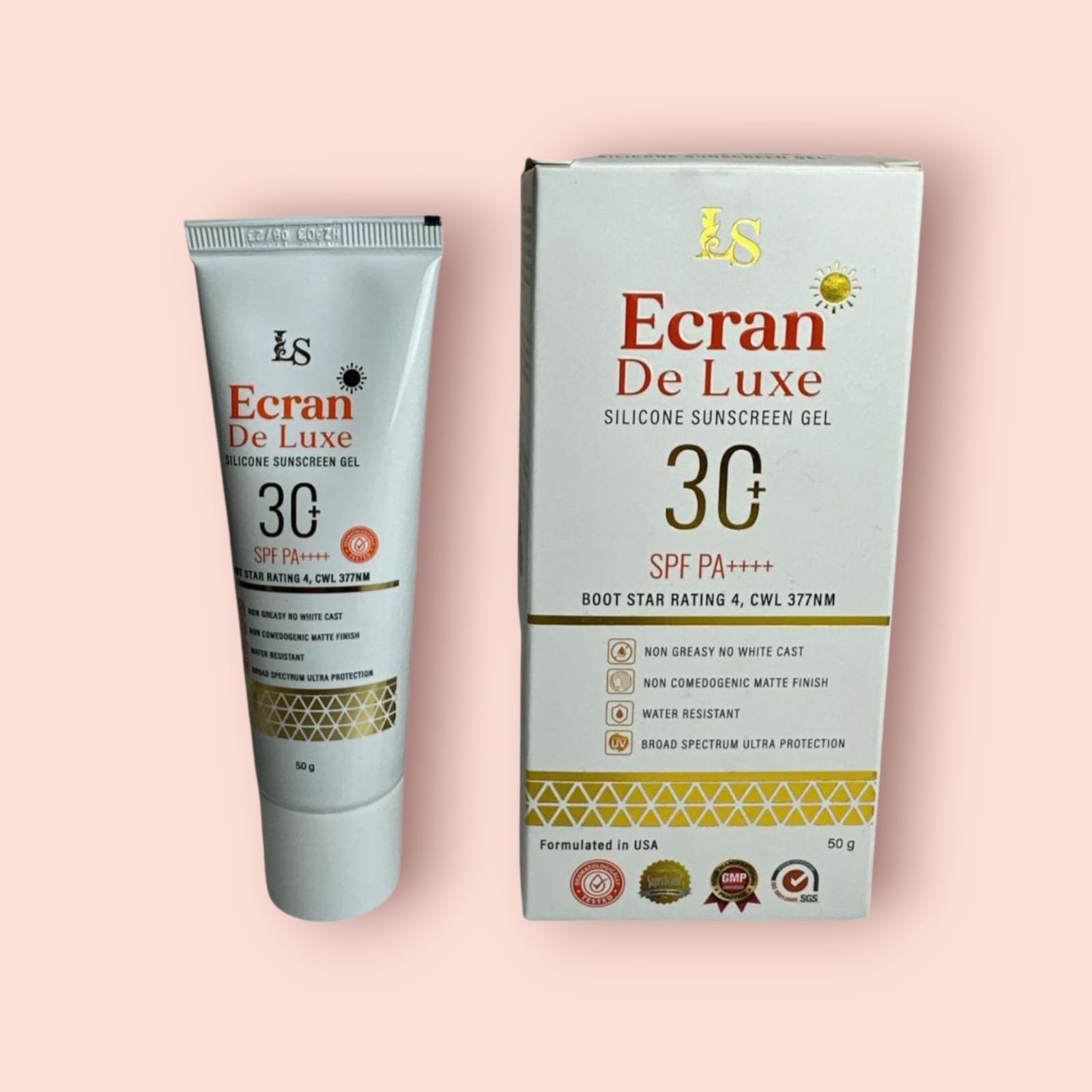 LS Ecran De Luxe Silicon Sunscreen Gel 50g. ( M&H )