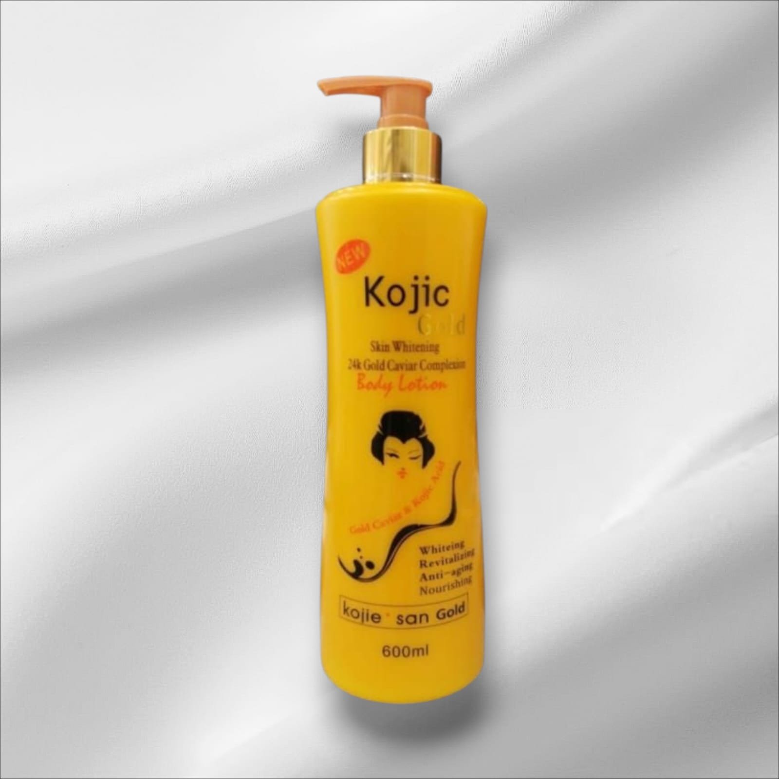 Kojic Skin Whitening 24k Caviar Complexion Body Lotion 600 ml. ( RM )