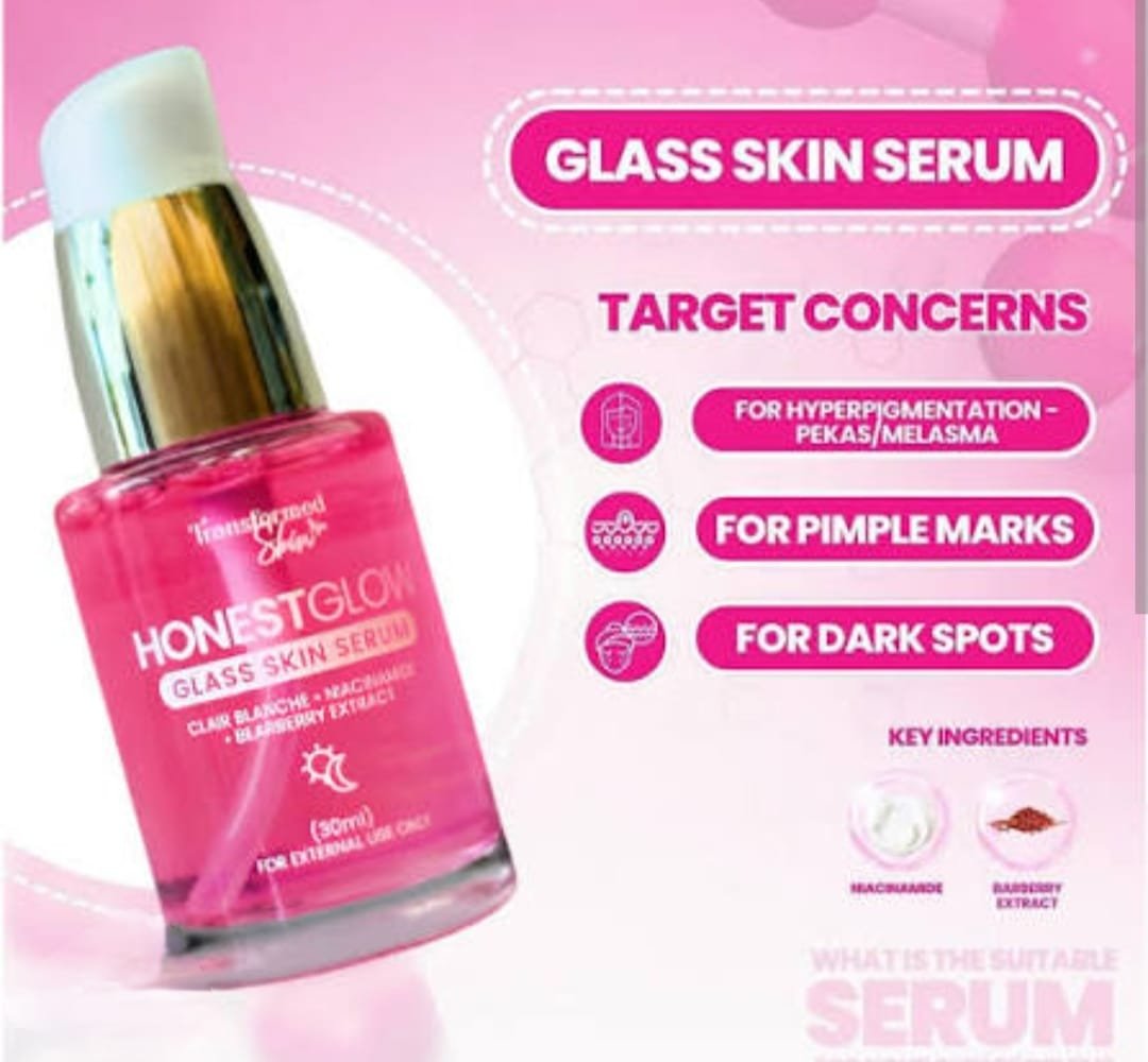 Honest Glow Glass Skin Serum 30 ml. ( M & H )