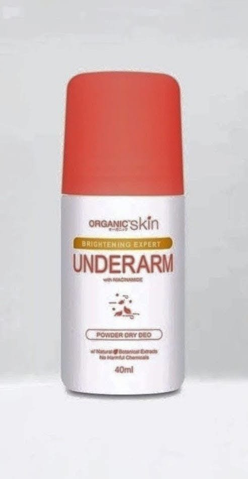 Organic Skin Brightening Expert Underarm With Niacinamide Powder Dry Deo 40 ml. ( M & H )