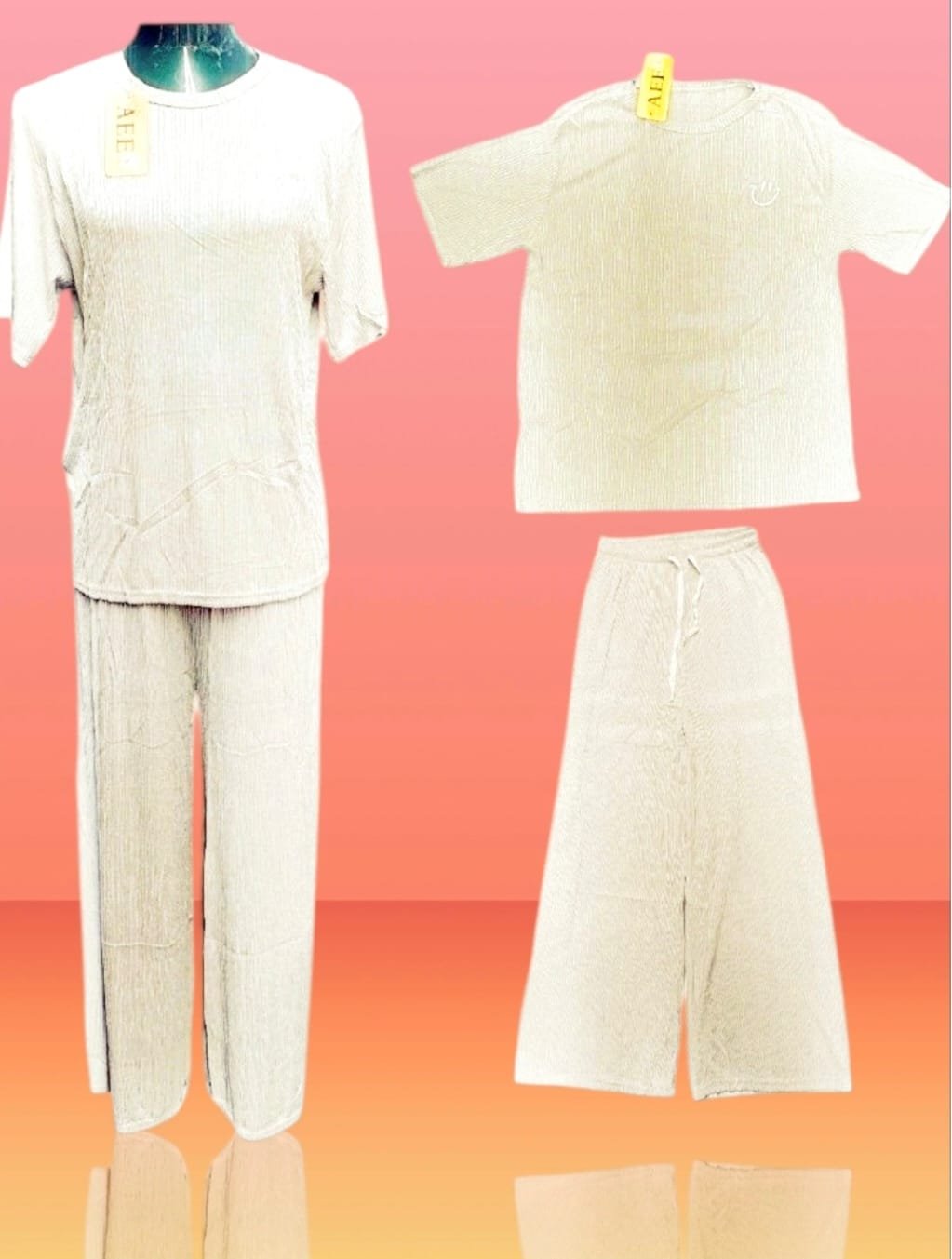 Women's Terno Smile Design With Loose Pants KB010 ( NC )