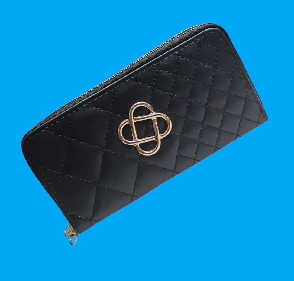 Women's Long Wallet Black ( NC )