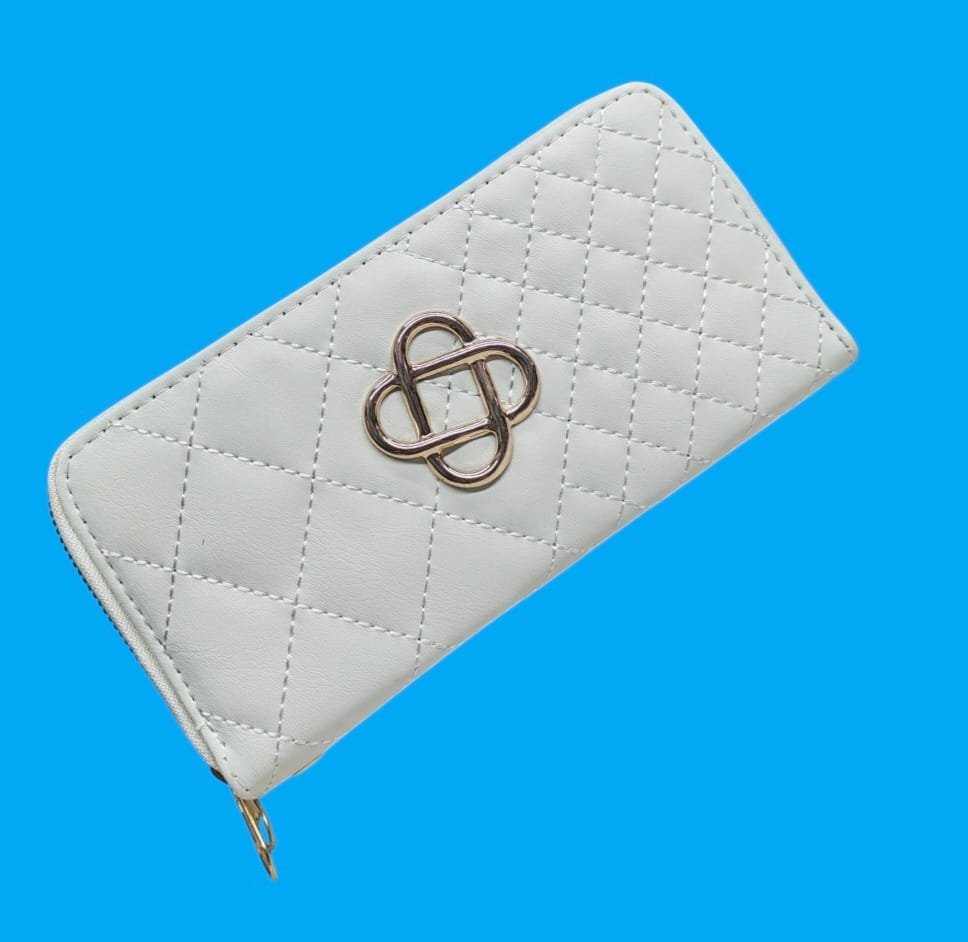 Women's Long Wallet White ( NC )
