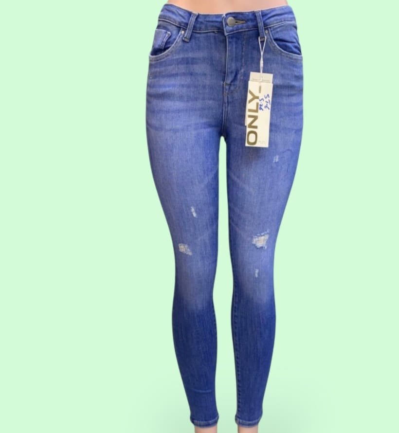 Dark Blue Denim Skinny Jeans ( J )