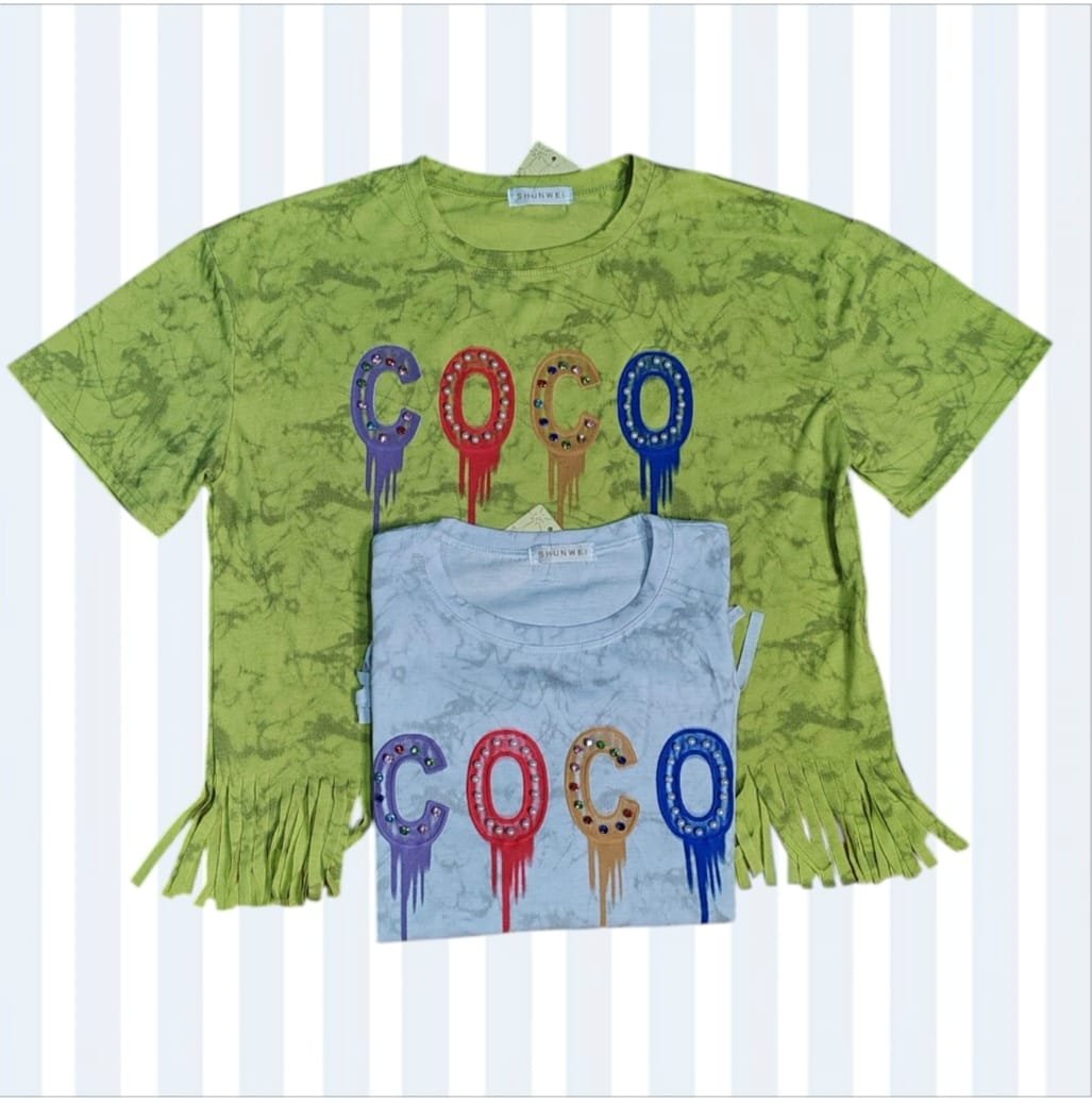 Women's Print COCO T-shirt ( AD )