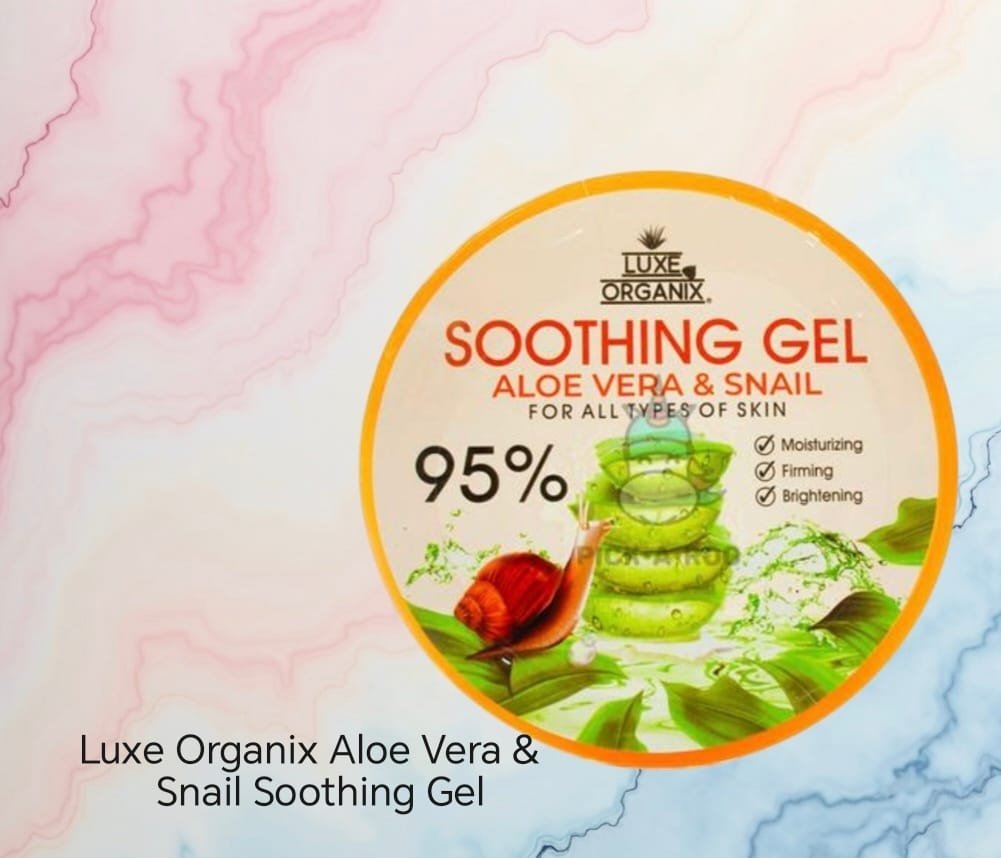 Luxe Organix Aloe Vera & Snail Soothing Gel 300 ml. ( M & H )