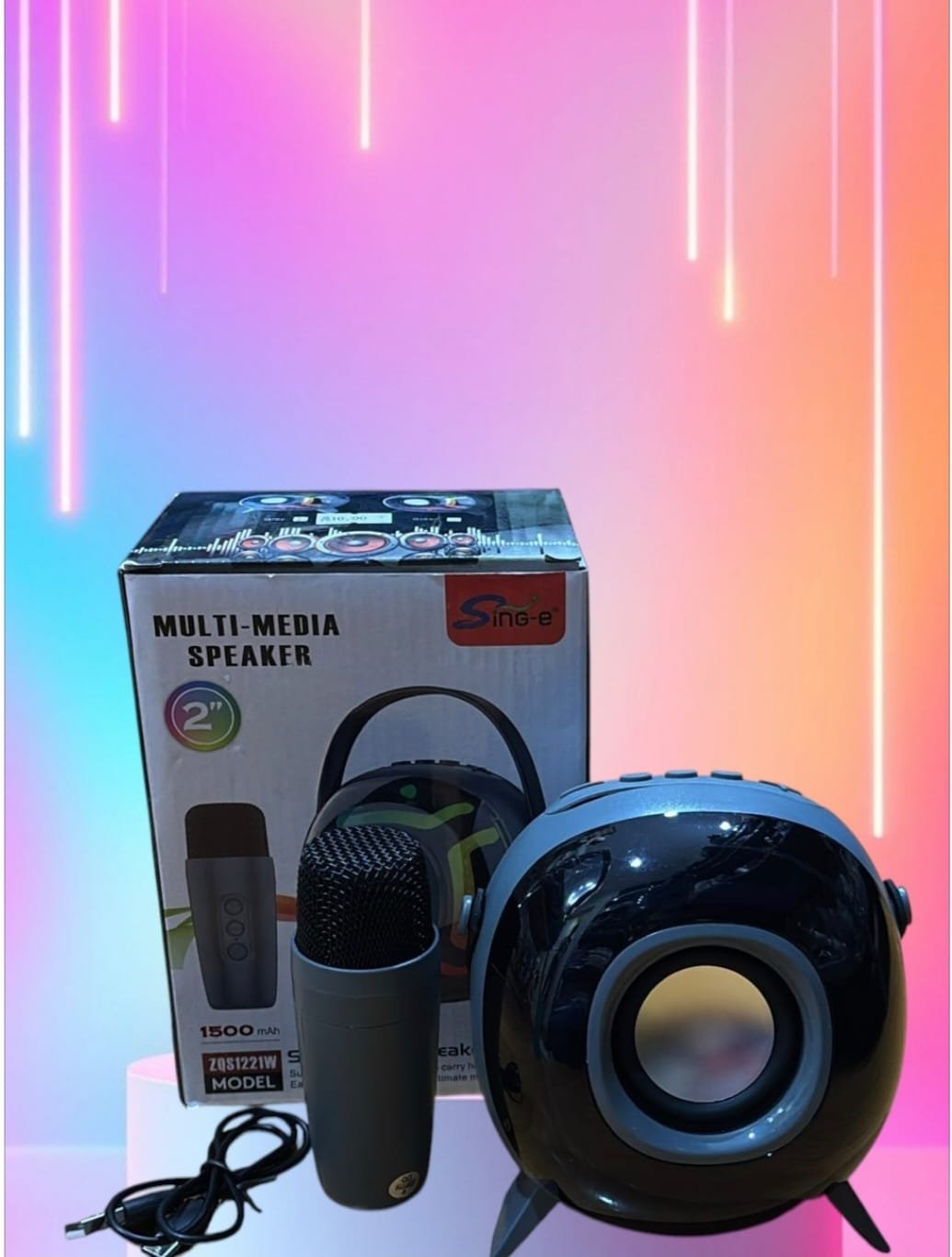 Multi Media Speaker With mic ( B )